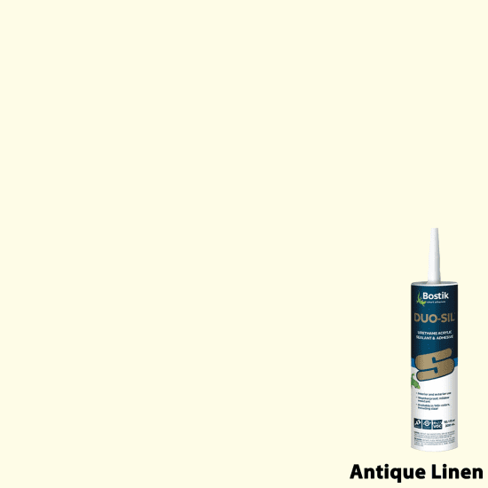 Bostik DUO-SIL Urethane Acrylic Sealant & Adhesive antique linen 10.1 oz