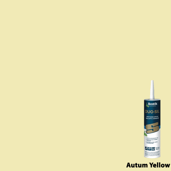 Bostik DUO-SIL Urethane Acrylic Sealant & Adhesive autum yellow 10.1 oz