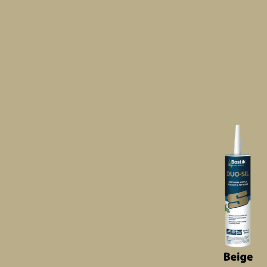 Bostik DUO-SIL Urethane Acrylic Sealant & Adhesive beige 10.1 oz