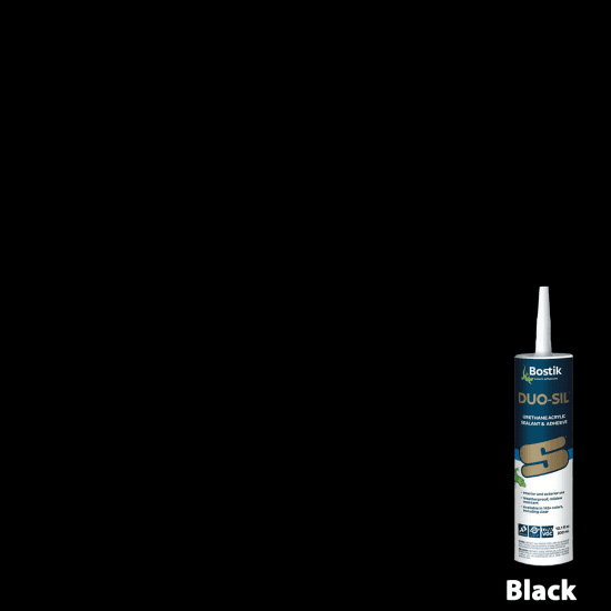 Bostik DUO-SIL Urethane Acrylic Sealant & Adhesive black 10.1 oz