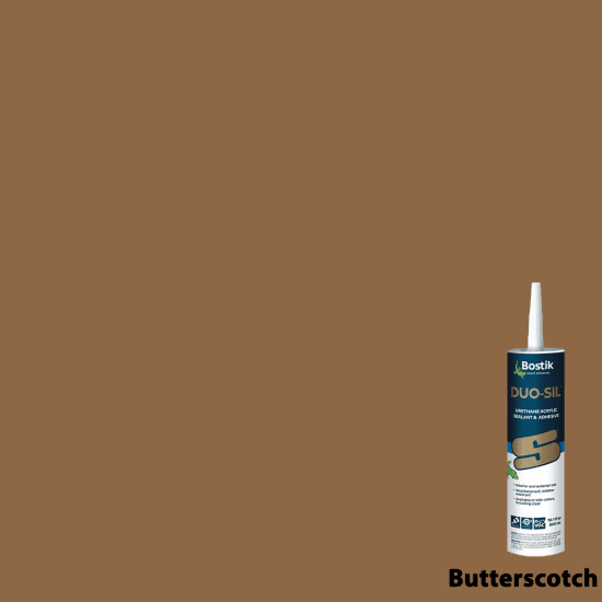 Bostik DUO-SIL Urethane Acrylic Sealant & Adhesive butterscotch 10.1 oz