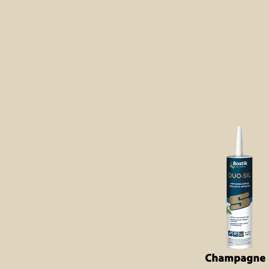 Bostik DUO-SIL Urethane Acrylic Sealant & Adhesive champagne 10.1 oz