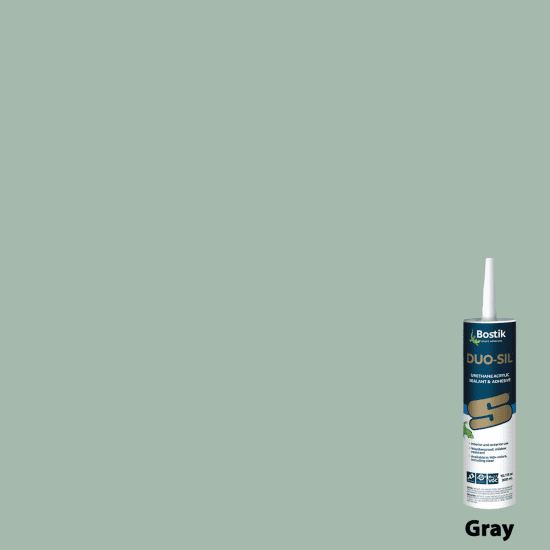 Bostik DUO-SIL Urethane Acrylic Sealant & Adhesive 10.1 oz gray