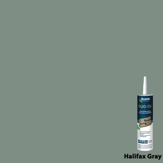 Bostik DUO-SIL Urethane Acrylic Sealant & Adhesive halifax gray 10.1 oz