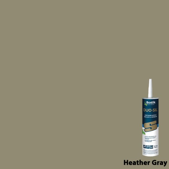 Bostik DUO-SIL Urethane Acrylic Sealant & Adhesive heather gray 10.1 oz