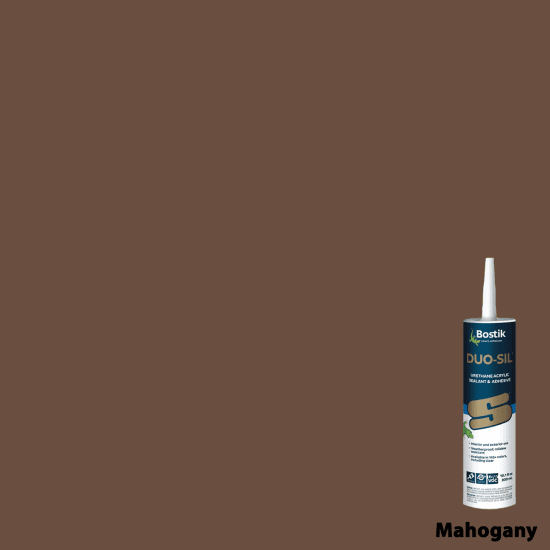 Bostik DUO-SIL Urethane Acrylic Sealant & Adhesive mahogany 10.1 oz