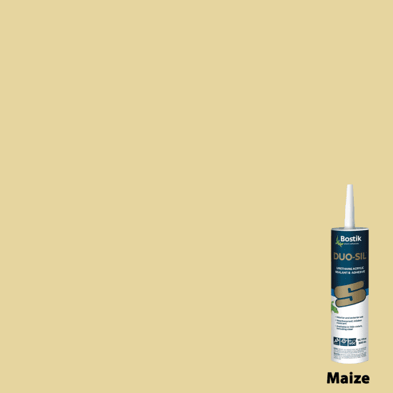 Bostik DUO-SIL Urethane Acrylic Sealant & Adhesive maize 10.1 oz