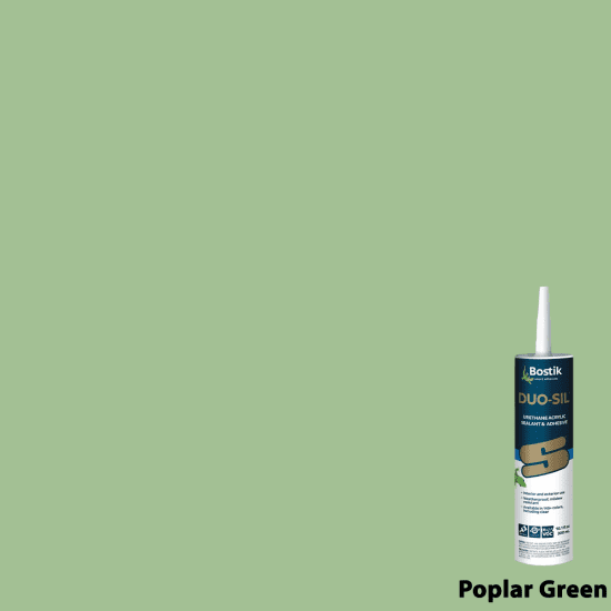 Bostik DUO-SIL Urethane Acrylic Sealant & Adhesive Poplar Green 10.1 oz