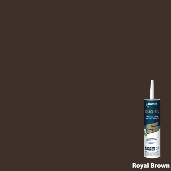 Bostik DUO-SIL Urethane Acrylic Sealant & Adhesive royal brown 10.1 oz