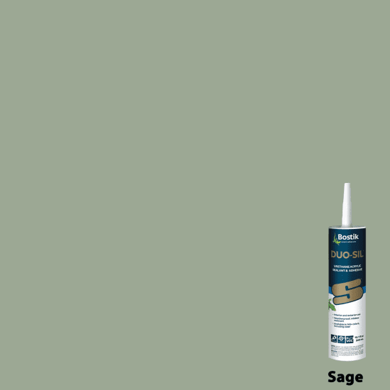 Bostik DUO-SIL Urethane Acrylic Sealant & Adhesive sage 10.1 oz