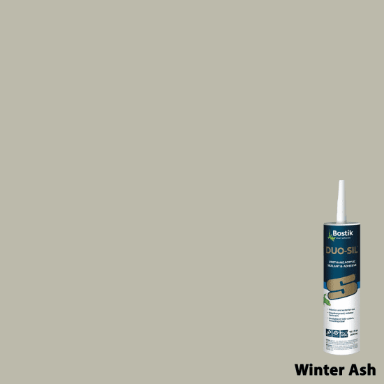 Bostik DUO-SIL Urethane Acrylic Sealant & Adhesive winter ash 10.1 oz