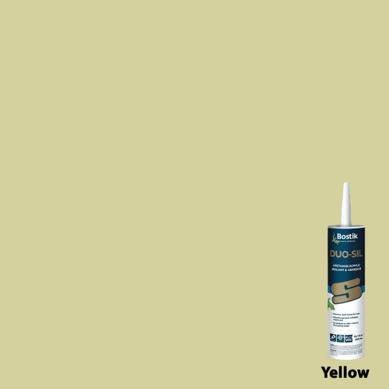 Bostik DUO-SIL Urethane Acrylic Sealant & Adhesive 10.1 oz yellow