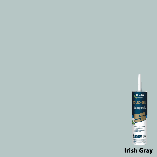 Bostik DUO-SIL Urethane Acrylic Sealant & Adhesive irish gray 10.1 oz