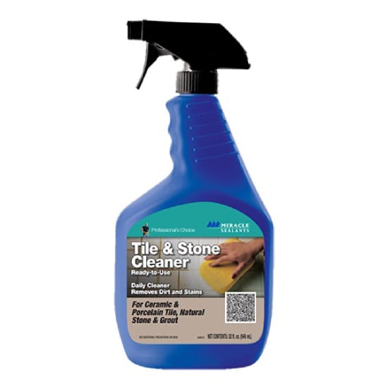 Miracle Sealants Tile & Stone Cleaner, 32 oz Spray Bottle, TSC632OZR, ready to use stone cleaner, tile cleaner