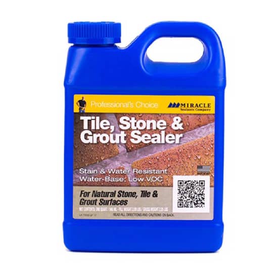 Miracle Sealants Tile, Stone & Grout Sealer, 1 Quart, stone sealer, tile water sealer