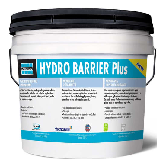 9265-0035-2 Laticrete HydroBarrier, Laticrete Hydro Barrier Plus, 1 gallon laticrete waterproofing membrane