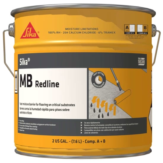 533163 , sika mb redline 2 gal, solvent free fast epoxy, moisture barrier