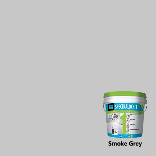 Laticrete SPECTRALOCK 1 Pre-Mixed Grout 1 Gallon Pail Smoke Grey