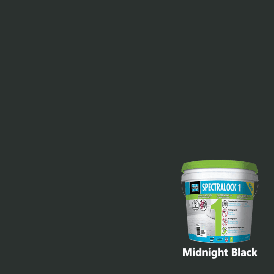 Laticrete SPECTRALOCK 1 Pre-Mixed Grout 1 Gallon Pail Midnight Black