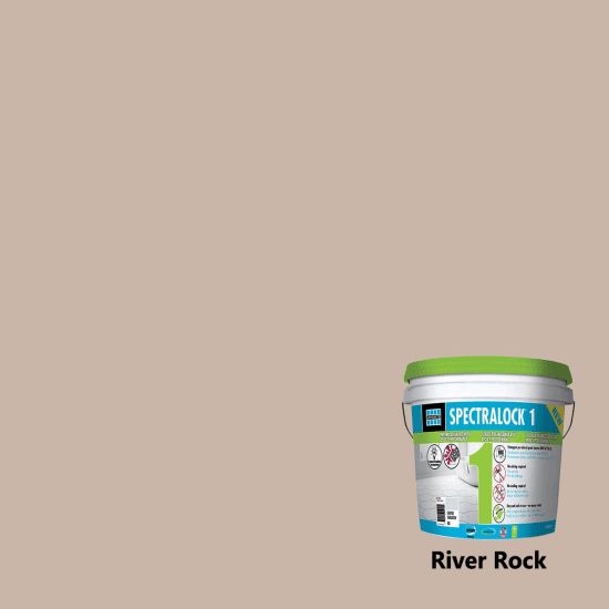 Laticrete SPECTRALOCK 1 Pre-Mixed Grout 1 Gallon Pail River Rock