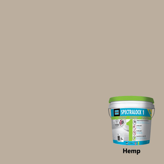 Laticrete SPECTRALOCK 1 Pre-Mixed Grout 1 Gallon Pail Hemp