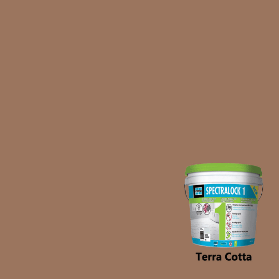 Laticrete SPECTRALOCK 1 Pre-Mixed Grout 1 Gallon Pail Terra Cotta