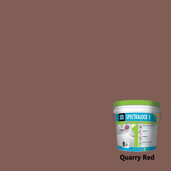 Laticrete SPECTRALOCK 1 Pre-Mixed Grout 1 Gallon Pail Quarry Red