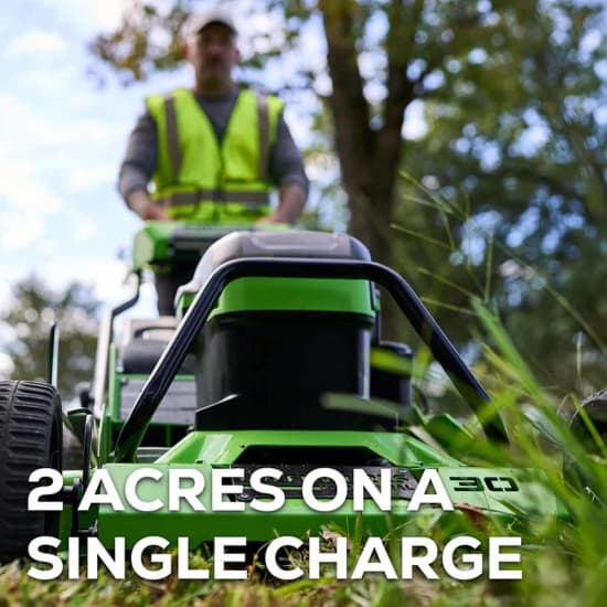 Greenworks Mower 30” Self-Propelled w/Battery & Charger