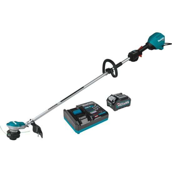 GRU01M1 Makita 40V max XGT Brushless Cordless 15" String Trimmer Kit, with one battery (4.0Ah)