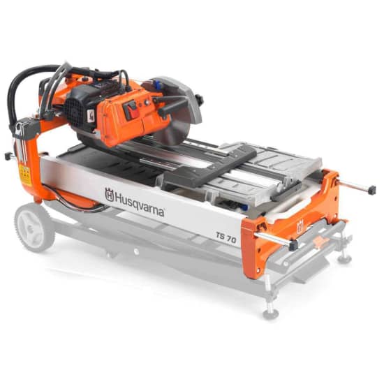 Husqvarna TS70 with optional collapsible stand