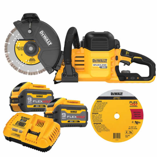 Dewalt DCS692X2 9" Cut-Off Saw Kit