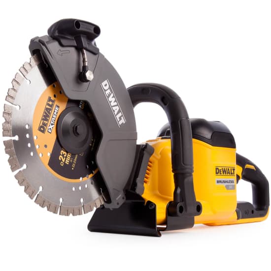 dewalt dcs690b flexVolt 60v max brushless concrete cut-off saw