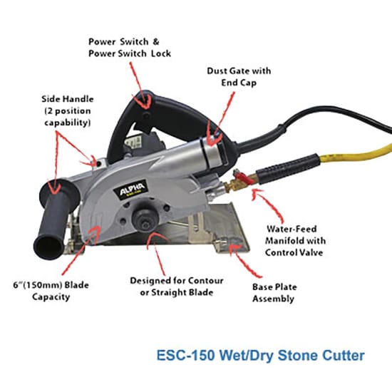 Alpha Tools - 5480-4250 - Countertop Trim Kit (ESC-150) - ESC-150 Features