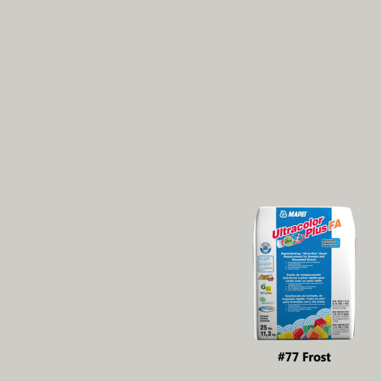 Mapei Ultracolor Plus FA Rapid-Setting Grout 25 lbs frost
