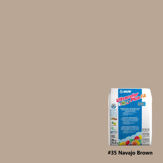 Mapei Ultracolor Plus FA Rapid-Setting Grout 10 lbs navajo brown