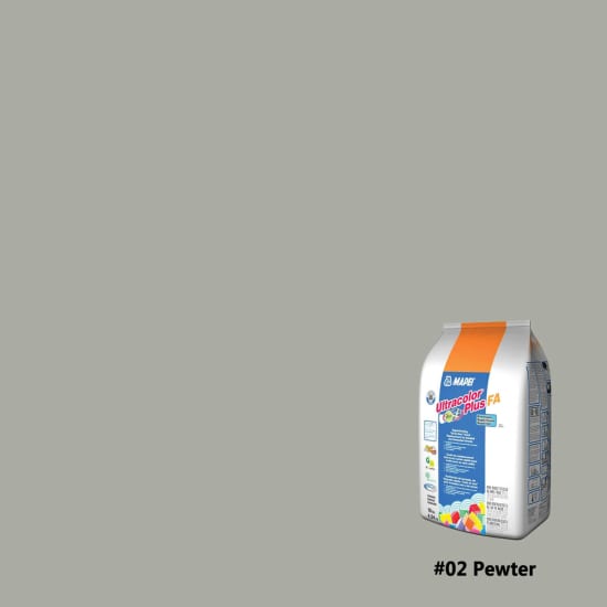 Mapei Ultracolor Plus FA Rapid-Setting Grout 25 lbs pewter