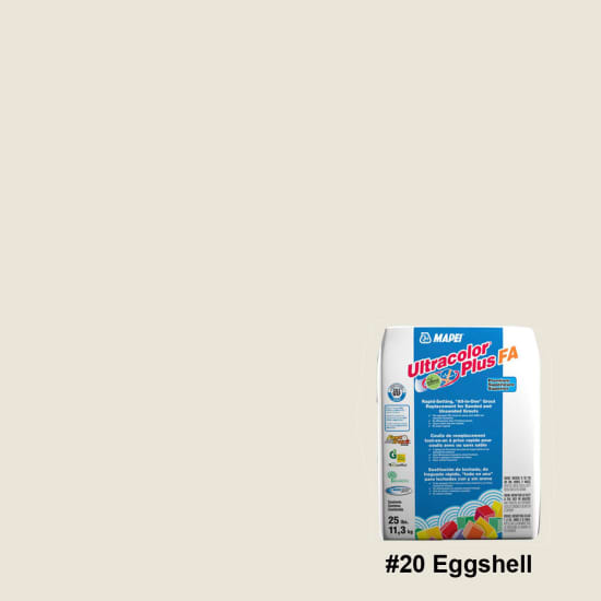 Mapei Ultracolor Plus FA Rapid-Setting Grout 25 lbs eggshell