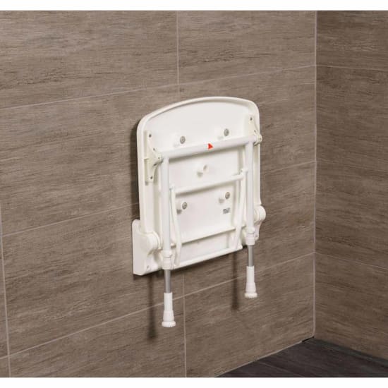 Arc Inc. 2000 Series Compact Shower Seat - Gray Pad folded