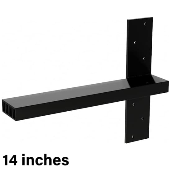 The Original Granite Bracket 14" Industrial Free Hanging Shelf Bracket