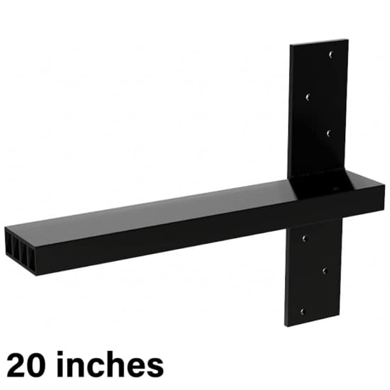 The Original Granite Bracket 20" Industrial Free Hanging Shelf Bracket