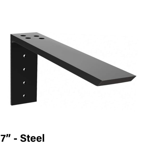 The Original Granite Bracket "L" Bracket Countertop Support 7" Steel