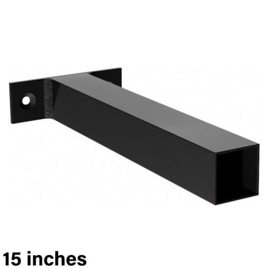 The Original Granite Bracket Square Free Floating Shelf Bracket - 15 inches