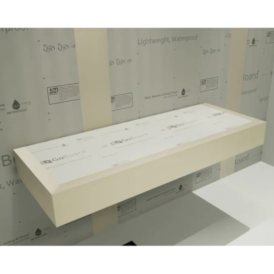 The Original Floating Shower Bench Kit­ with GoBoard