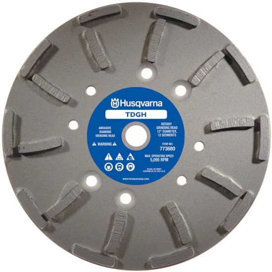 Husqvarna TDGH Diamond Grinding Heads