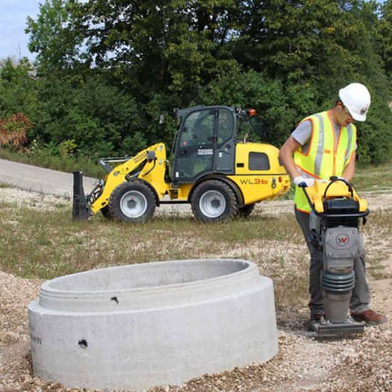 Wacker Neuson Rammer Compaction for Pipe Installation