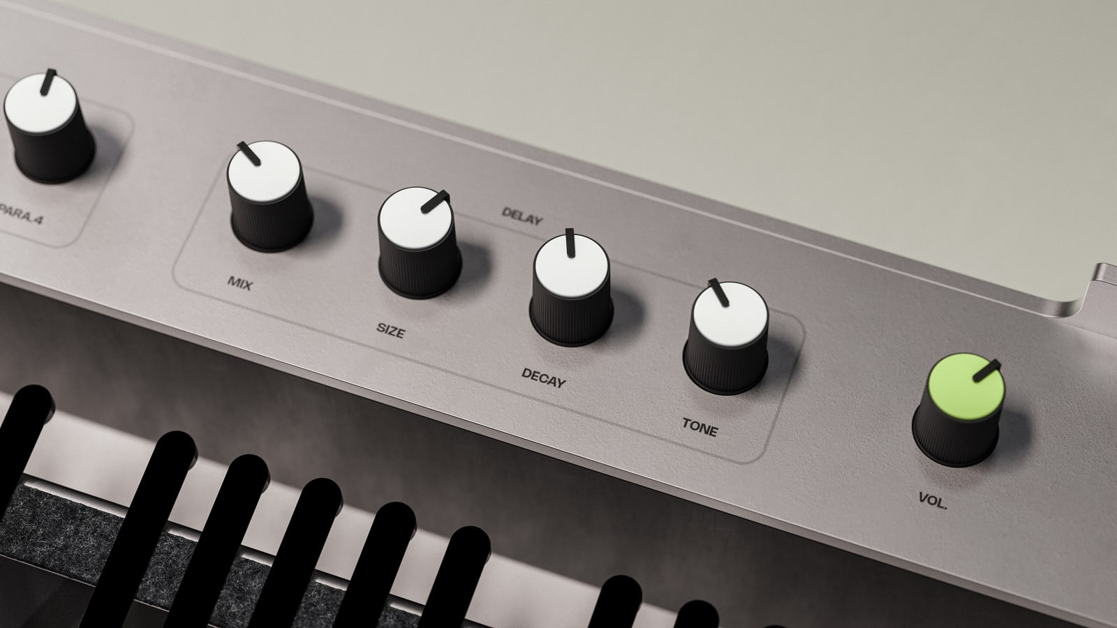 The control panel