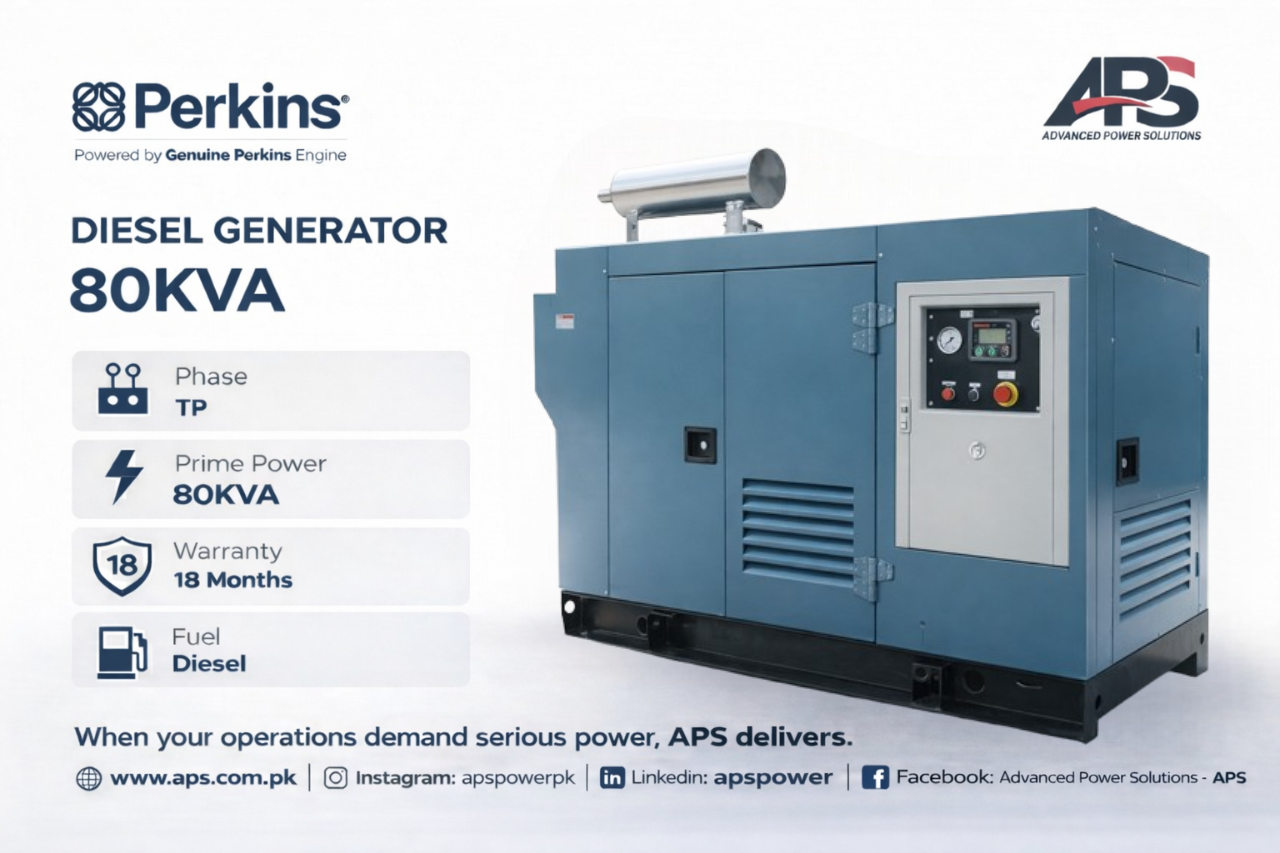 Perkins 80kVA Diesel Generator | APS Industrial Series