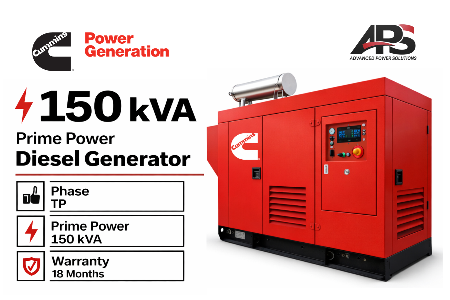 Cummins Industrial Generators | 150kVA