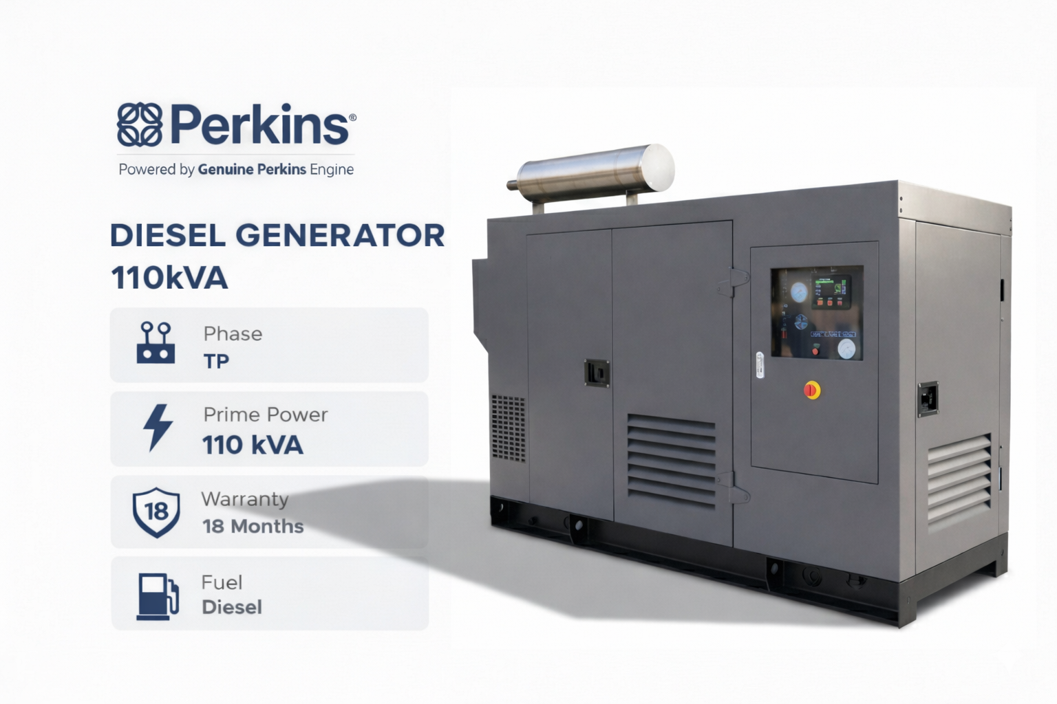 Perkins Industrial APS Series | 110kVA