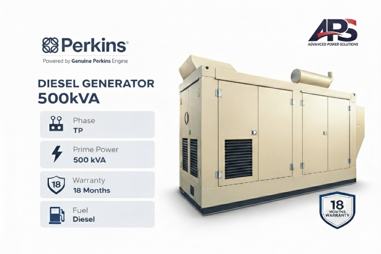 High-Capacity Perkins APS Series | 500kVA
